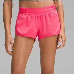 NWT Lululemon Hotty Hot Low-Rise Lined Short 2.5" Lipgloss size 6